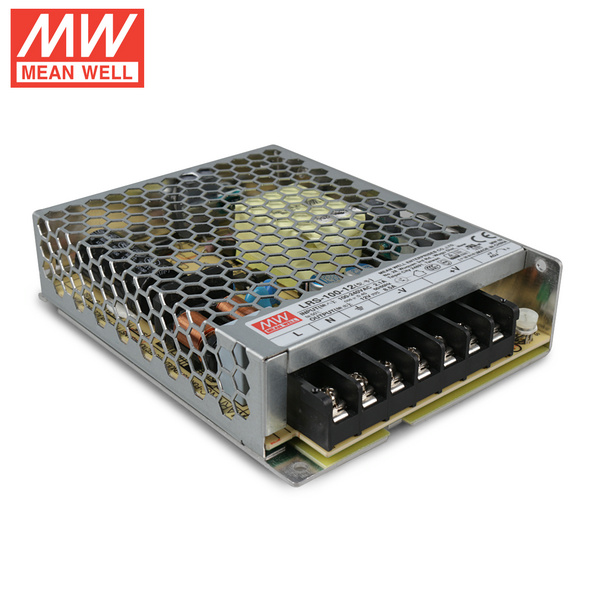 Mean Well LRS-100-12 DC12V 100Watt 8.5A UL Certification AC110-220 Volt Switching Power Supply For LED Strip Lights Lighting Mean Well LRS-100-12 DC12V 100Watt 8.5A UL Certification AC110-220 Volt Switching Power Supply For LED Strip Lights Lighting